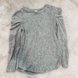 A New Day Women's Gray Long Sleeve Top